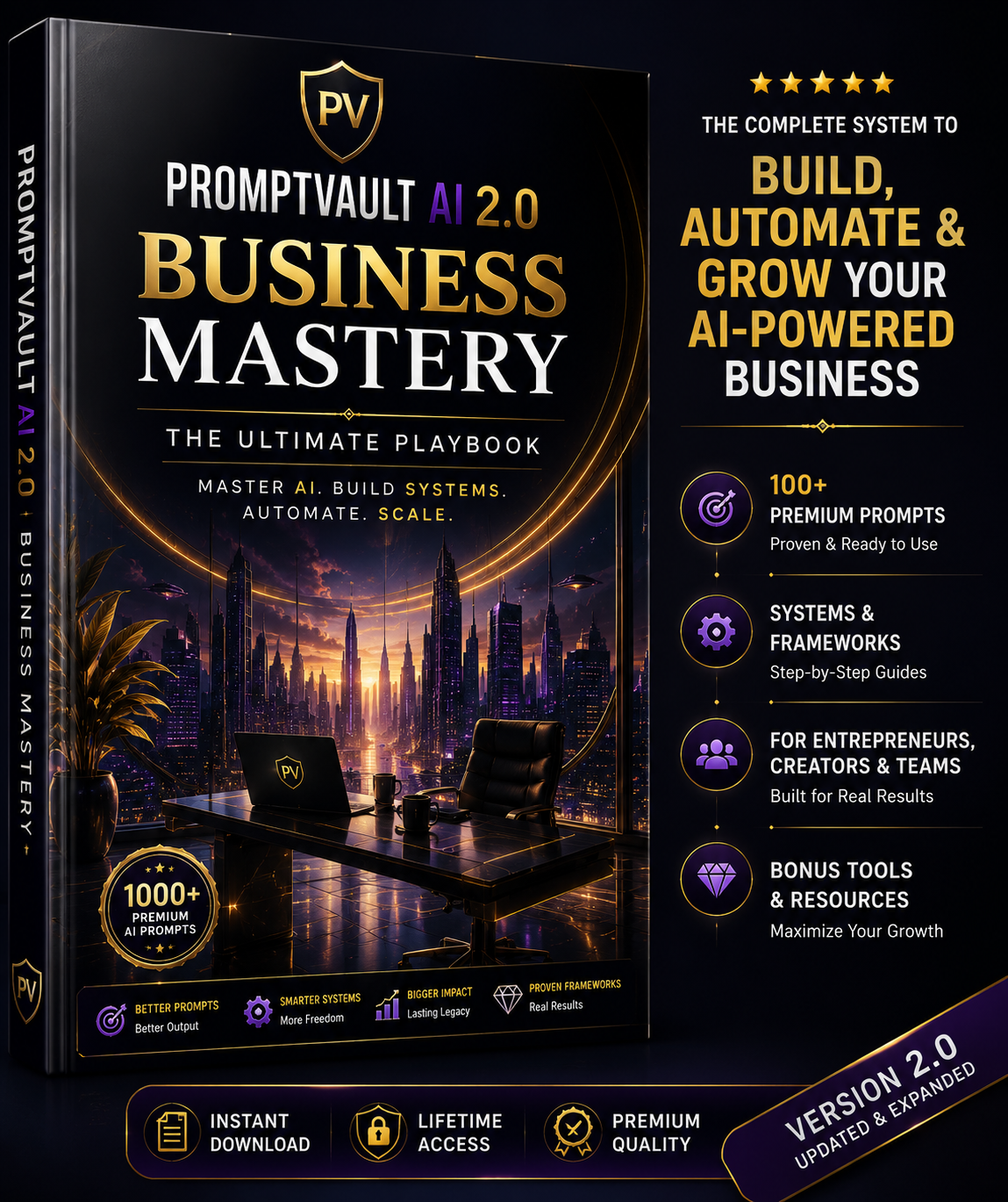 PromptVault AI 2.0 – Business Mastery
